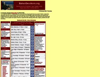 bahai-devotions.org screenshot