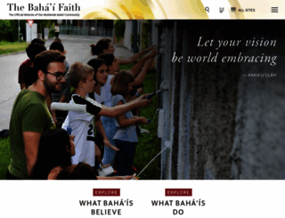 bahai.org screenshot