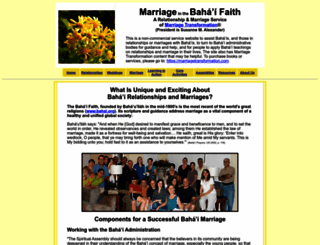 bahaimarriage.net screenshot