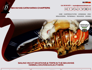 bahamascatamaran.com screenshot