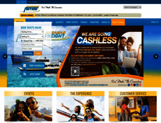 bahamasferries.com screenshot