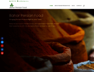 baharpersianfood.com.au screenshot