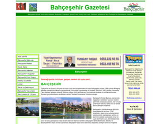 bahcesehirgazetesi.com screenshot