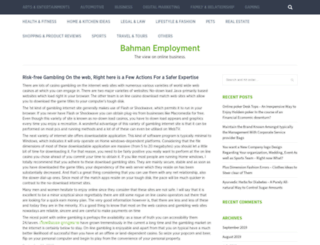 bahmanemployment.com screenshot
