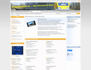 bahnverzeichnis.de screenshot
