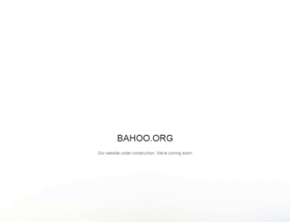bahoo.org screenshot