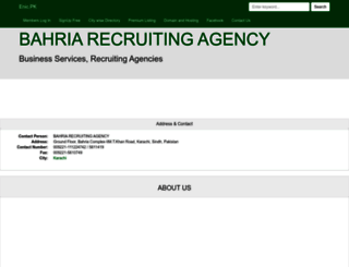 bahriarecruitingagency.enic.pk screenshot