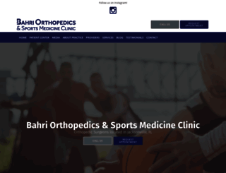 bahriorthopedics.com screenshot
