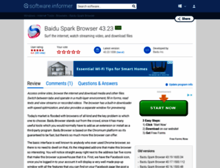 baidu-spark-browser.informer.com screenshot