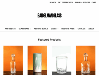 baigelmanglass.com screenshot