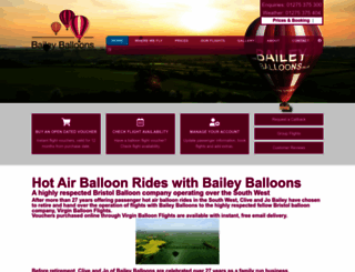 baileyballoons.co.uk screenshot