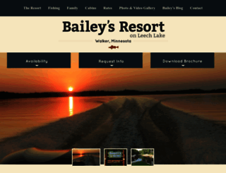 baileysresort.com screenshot