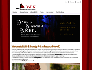 bainbridgebarn.org screenshot