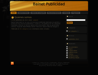 bainetpublicidad.es screenshot
