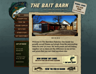 baitbarnfisheries.com screenshot