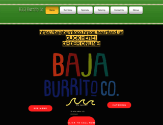 bajaburritoco.com screenshot