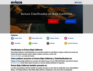 bajacalifornia.evisos.com.mx screenshot