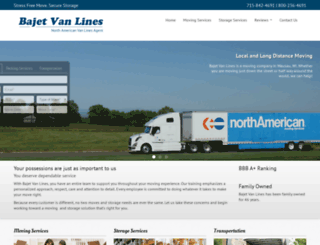 bajetvanlines.com screenshot