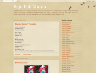 bajubalimurah.com screenshot