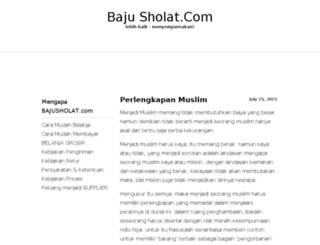 bajusholat.com screenshot