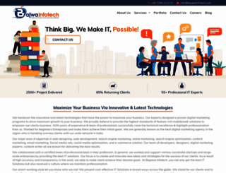 bajwainfotech.com screenshot