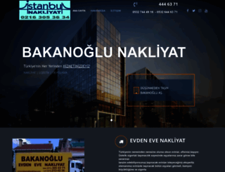 bakanoglunakliyat.com.tr screenshot