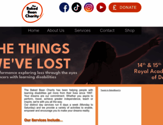 bakedbeancharity.com screenshot