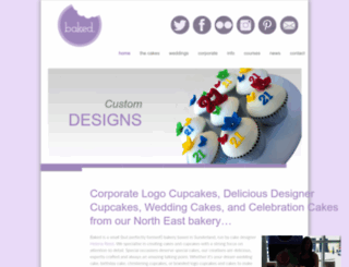 bakedcupcakery.co.uk screenshot
