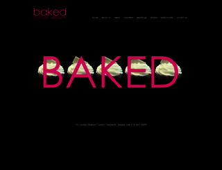 bakedcustomdesserts.com screenshot
