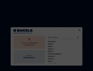 bakels.com.au screenshot