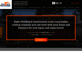 baker-roofing.com screenshot