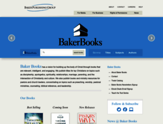bakerbooks.com screenshot