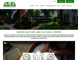 bakerhunt.org screenshot
