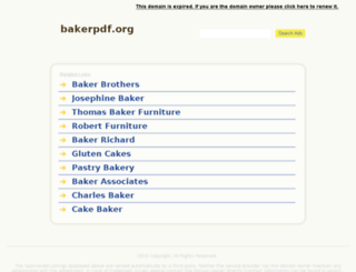 bakerpdf.org screenshot