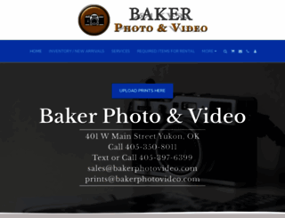 bakerphotovideo.com screenshot