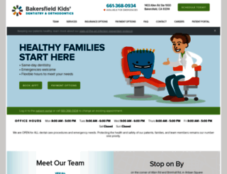 bakersfieldkidsdentistry.com screenshot