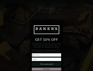 bakershoe.com screenshot