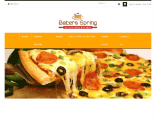 bakersspring.in screenshot