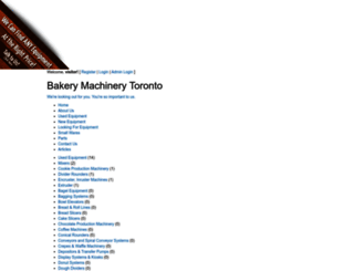 bakerymachinery.net screenshot