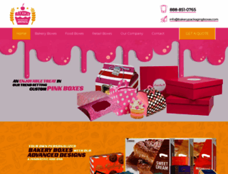 bakerypackagingboxes.com screenshot