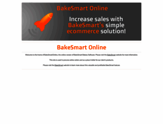 bakesmartonline.com screenshot