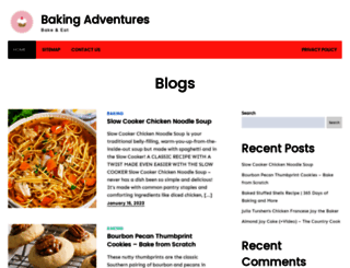 baking-adventures.com screenshot