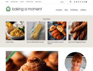 bakingamoment.com screenshot
