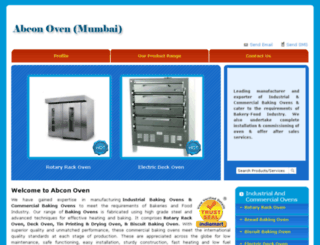 bakingovenmanufacturer.com screenshot