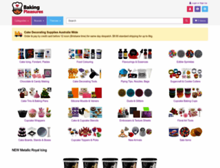 bakingpleasures.com.au screenshot