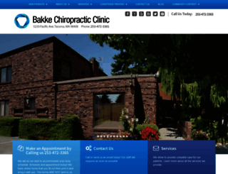 bakkechiroclinic.com screenshot