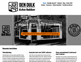 bakkerijdendulk.nl screenshot