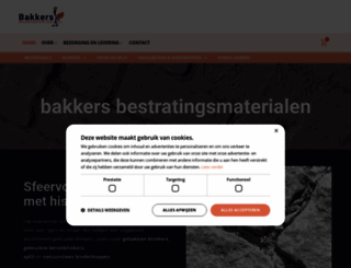 bakkersbestratingsmaterialen.nl screenshot