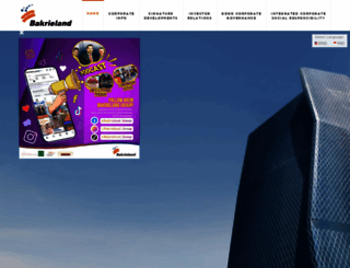 bakrieland.com screenshot