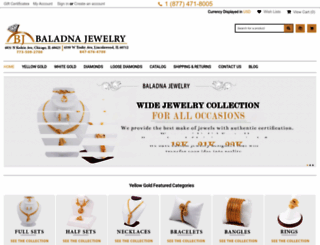 baladnajewelry.com screenshot